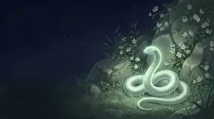 뱀띠 일러스트